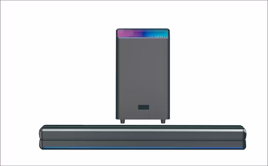 Barra de sonido del sistema de altavoces de cine en casa para TV Subwoofer inalámbrico Bluetooth