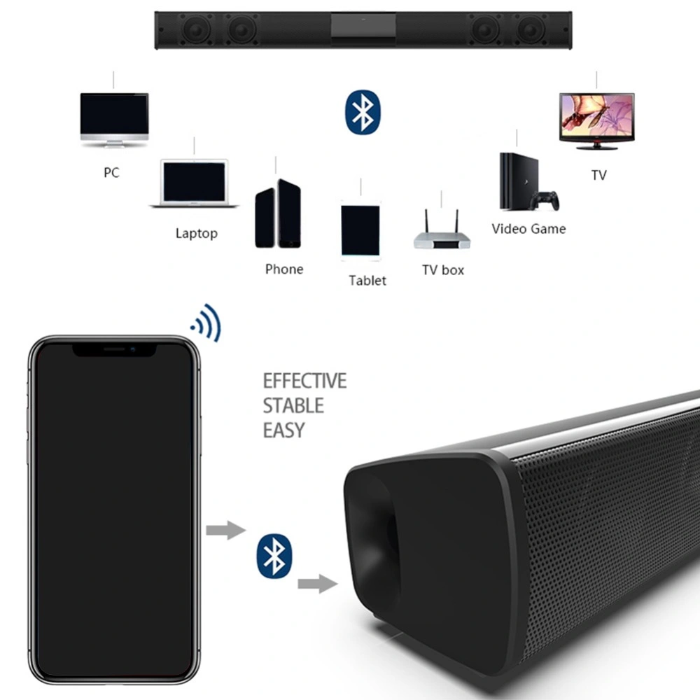 Home Cinema Theater System TV Bluetooth Speaker Wireless Soundbar