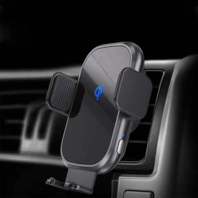 Cargador de coche inalámbrico con Sensor inteligente de sujeción automática clásica de soporte de carga de coche de teléfono de entrada 2022