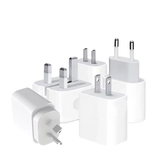Para Apple 20W adaptador cargador rápido Pd 3,0 UE/EE. UU./Reino Unido enchufe adaptador de corriente USB C cargadores de pared para iPhone 14 PRO Max 13 12 11 X bloque de teléfono