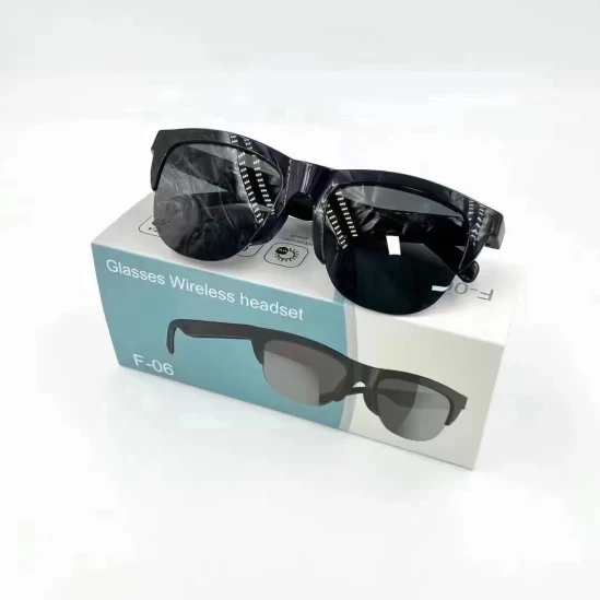 2023 Bluetooth Smart Gafas Gafas de sol Teléfono Llamadas Música inalámbrica Gafas Auriculares