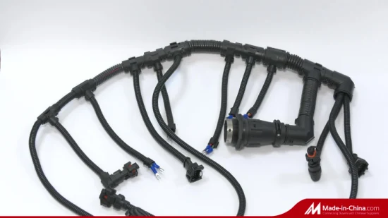 Arnés de cables del conector del anillo del terminal de la batería de la motocicleta Cable adaptador del cargador de 12 voltios