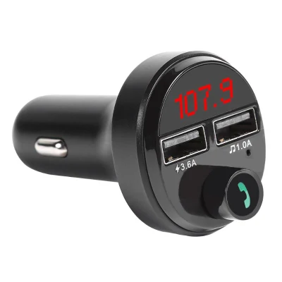 A615 Transmisor FM Bluetooth Manos libres Car Kit Audio MP3 Player 2 USB + 1 TF Car Charger