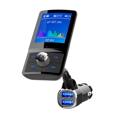 Transmisor FM Bluetooth Car Kit Manos Libres con Cargador de Coche