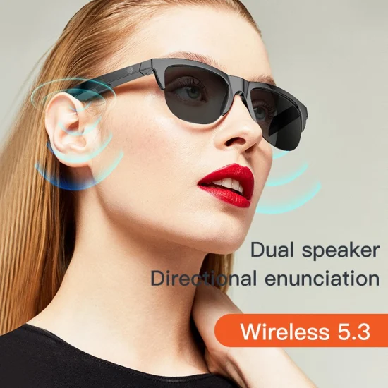 Gafas de sol de moda, novedad de 2022, gafas con Bluetooth, gafas inteligentes, gafas de sol con llamadas Android F06, gafas de música inalámbricas, auriculares