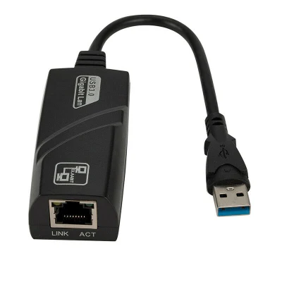 Adaptador USB 3.0 a Ethernet RJ45 LAN Gigabit 10/100/1000 Mbps